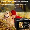 Sofunii Pet Urn for Ashes, Solid Wood Memorial Urn for