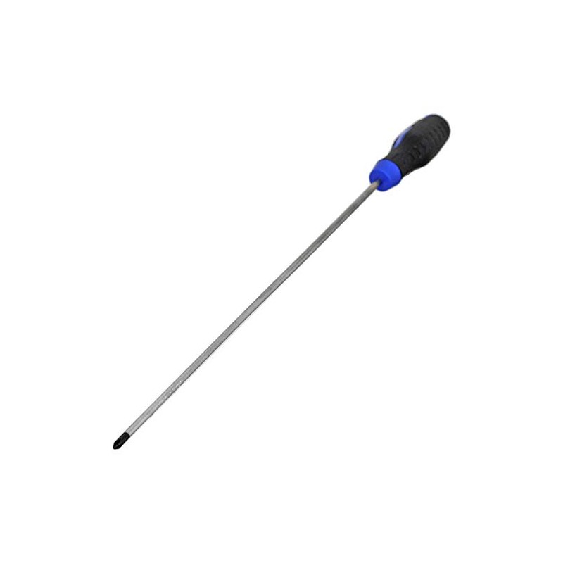 PH2 Phillips Extra Long Screwdriver Total Length 400mm with Rubber