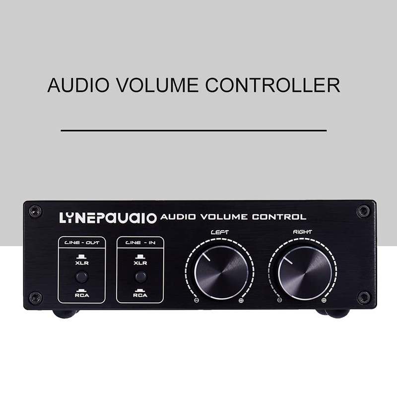QIUNI Passive Volume Controller with Fully-Balanced & Single-Ended Mode XLR
