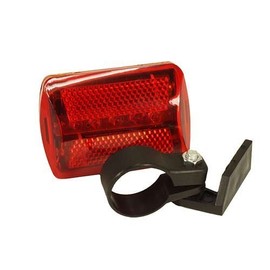 Flashing Panda Bicycle/Jogging Safety Light and Reflector, 5 Red LED, 6-Function