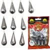 PRO FILSTAR Ground Lead Fishing Set 10 x 20 g - Lead Fishing with Swivels - Fishing Lead Set - Ground Fishing - Pear Lead - Lead Weight - Fishing Weights - Lead Weights - Carp Lead Kit
