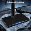 PERLESMITH Universal Swivel TV Stand for 24-60 inch TVs up
