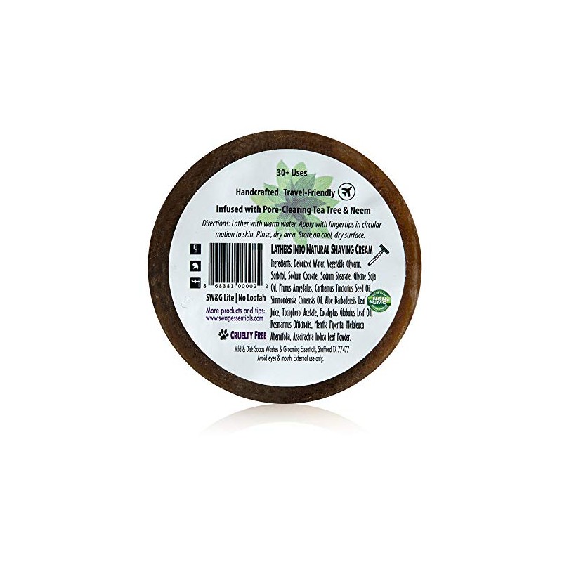 SWAG Bar LITE No Loofah Soaps Washes and Grooming Essentials