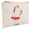 Mr. & Mrs. Panda Make-up bag unicorn lady, White, Hand