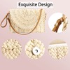 Buric Straw Clutch Purses for Women Woven Straw Crossbody Bags