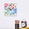 ArtSocket Rainbow Unicorn Cute Wooden Wall Clock Silent Non-Ticking, Pink