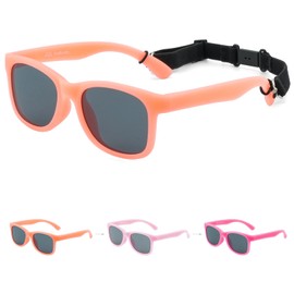 EYEBUDDY Kids Sunglasses Age 6-12 Boys Girls Polarized UV Protection Photochromic Sun Glasses (D83053/Age 6-12/1-Pack, A02-Kids Sunglasses-Orange)