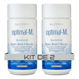 Ariix  Kit 2 Optimal-m  Minerales Y Enzimas  112 Caps Sin Sabor                                                                                       
