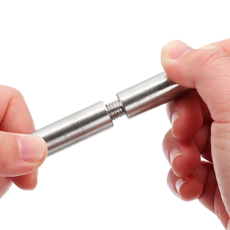 PATIKIL 2 Pcs M8x90+12mm Stainless Steel Standoff Extension Posts Screws,Metric