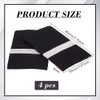 BENECREAT 2 Pairs Uniform Bars Airline Pilot Epaulets with White