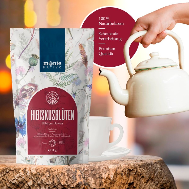 Hibiscus Tea Monte Nativo (300g) - 100% pure and natural