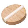 Guitar Resonator Biscuit Replacement Maple Wood Biscuit with Ox Bone
