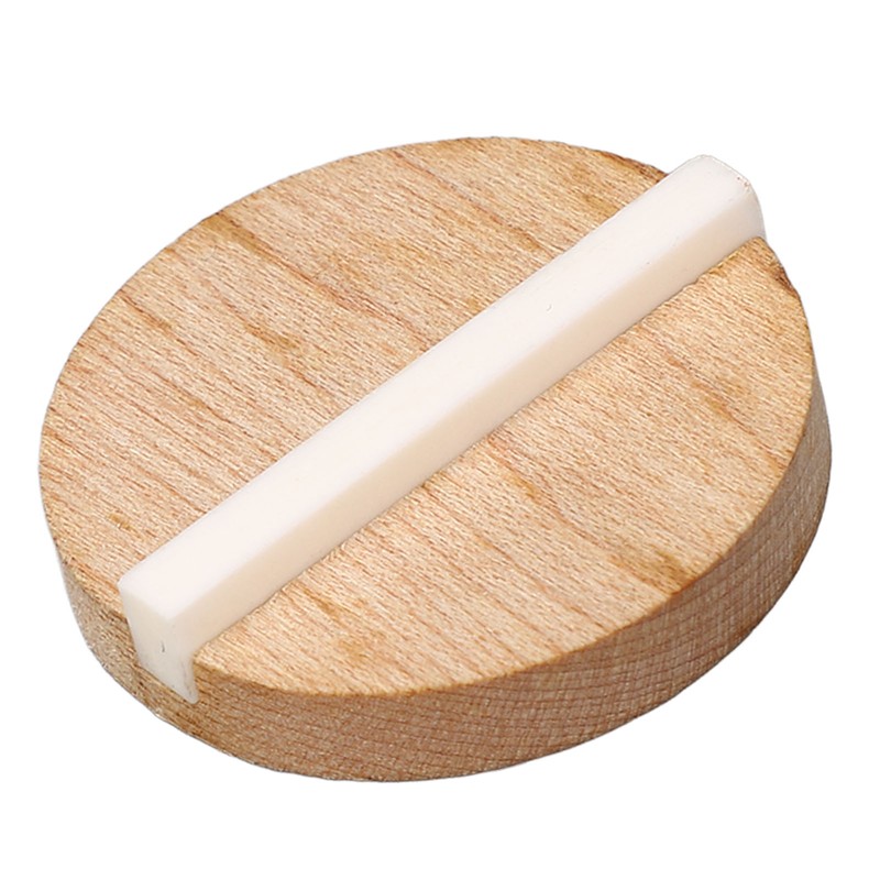 Guitar Resonator Biscuit Replacement Maple Wood Biscuit with Ox Bone
