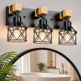 Weiyanfnr Bathroom Light Fixtures Vanity Lights for Bathroom Small Lamp Shades Vanity Lighting Fixtures Black Light Fixture Over Mirror