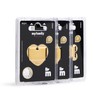 MyFamily tag Big Bone Golden Brass plate dogs free engraving