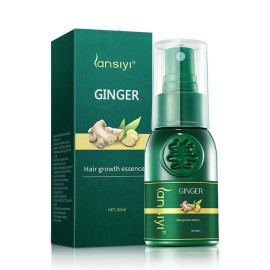 lansiyi Ginger Hair Growth Germinal Oil Regrow Ginger Germinal Serum Growth Essence 30ML