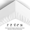 Aspire Homeware Double Fitted Sheet - 25 cm Deep Hotel