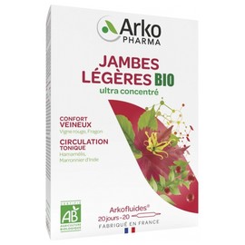 Arkopharma Arkofluides Light Legs 20 Organic Phials
