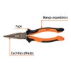 Truper Expert T203-8X, Pinzas de punta y corte Comfort Grip,