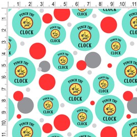 GRAPHICS & MORE Punch The Clock Funny Humor Gift Wrap Wrapping Paper Roll