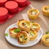 Silicone Egg Bite Molds, 2 Pack Frittata Pan, Deep 3