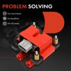 A-Premium Red Engine Ignition Coil Pack Compatible with Subaru Forester