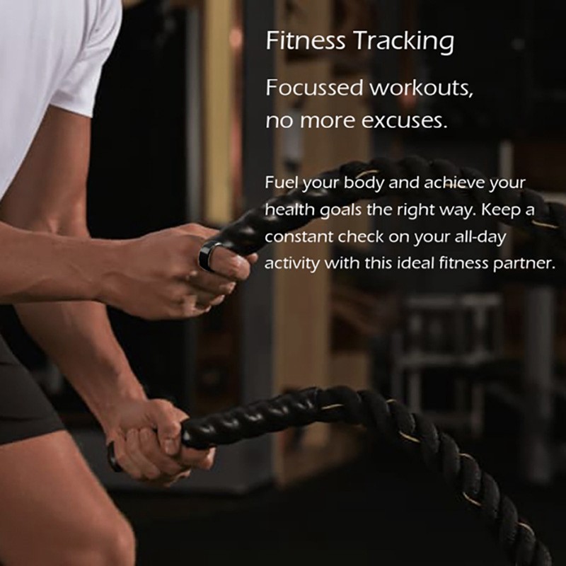 Smart Health Ring Bluetooth Health Tracker Ring Blood Oxygen Monitoring