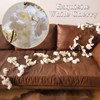 Fudios Lighted White Cherry Blossom Garland Decor with Timer 96