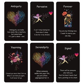 Enhance Love Connections with Love Oracle Cards: 60-Card Deck for Relationships, Singles & Beginners. Gain Clarity, Break Barriers, Seek Twin Flame & Soulmate Guidance.