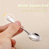6Pcs Tiny Stainless Steel Spoons Mini Condiment Spoons Small 304