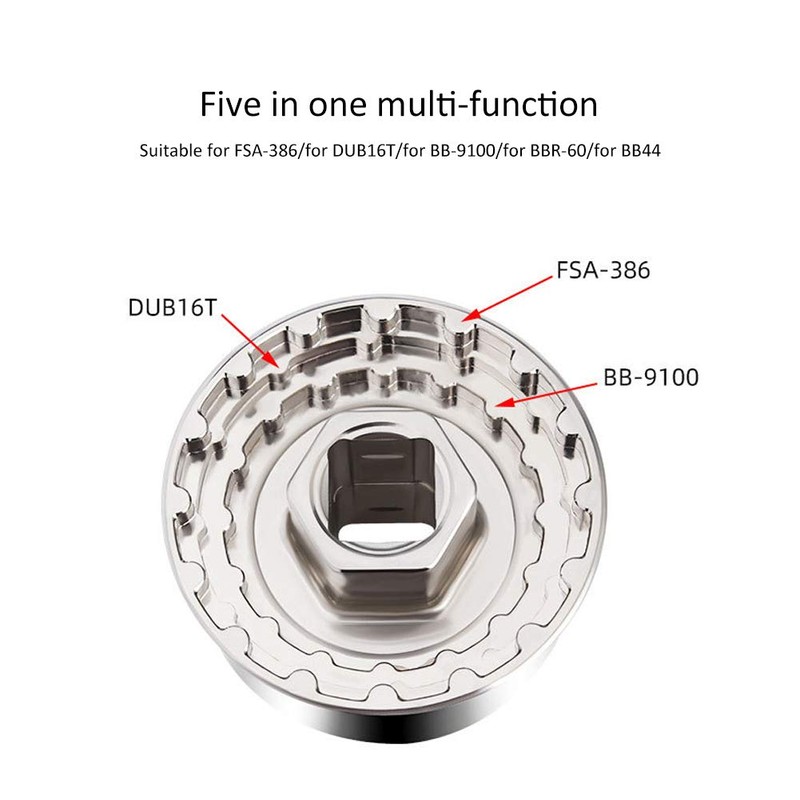 VGEBY Bike Bottom Bracket BB Integration 5 in 1 Bottom