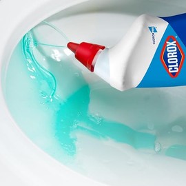 Clorox Toilet Bowl Cleaner with Bleach, Fresh Scent - 24 Ounces, 12 Bottles/Case (00031)