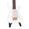 Minature Electric Guitar Wooden Mini Instrument Model Suitable for Gifts
