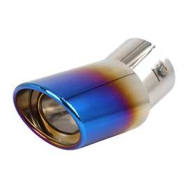 X AUTOHAUX 5.98 Inch Stainless Steel Car Exhaust Muffler Tail Pipe Tip 2.99 Inch Inlet 4.02 Inch Outlet