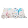 4Pcs Thick Baby Reusable Diaper Cartoon Animal Infant Plush Washcloth