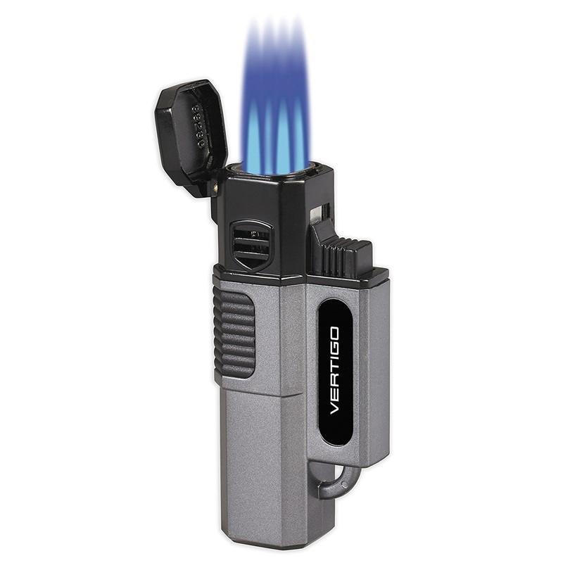 Vertigo Hornet Quad 4 Torch Flame Single Action Cigar Lighter