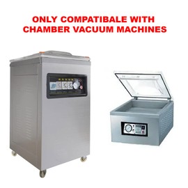 PouchWorth 1,000 pcs 6" x 10" Pint, 3 mil Vacuum Chamber Sealer Pre-Cut Bags BPA Free Great for Food Vac Storage