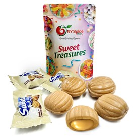 NY Spice Shop Candy Discs Collection (3 Pound (Pack of 1), Caramel Cream Hard Candy)