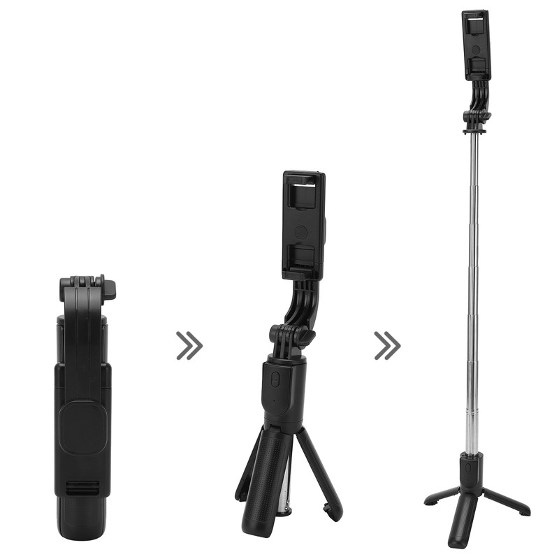 360° Rotation Phone Stand Holder Biuetooth Wireless Remote Telescopic Phone