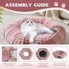Yaning Bubble Cat Tunnel for Indoor Cats, Round Peekaboo Cave