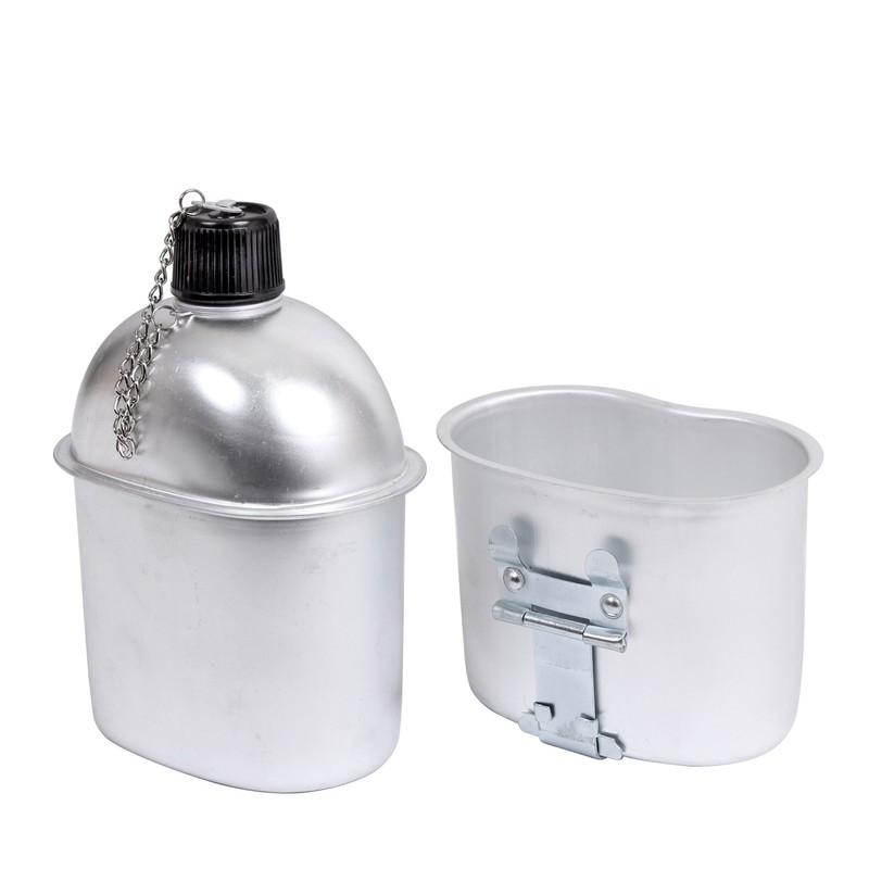 Rothco Aluminum Canteen – Outdoor Camping Survival Essential – 1