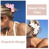 Flower Hair Claw Clips for Women Thick Hair No Crease