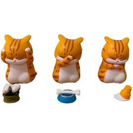 SBOACXC Cat Figure Set, Cat Figure Cat Model Cat Figure Model for Birthday Gift, Home Decor, Car Decor Style, Home Decor, Gift for Children