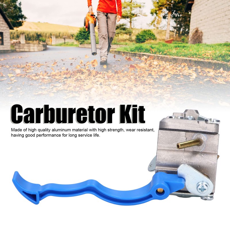 Aluminum Carburetor Kit, Easy Installation Replacement for Husqvarna 125B 125BVX