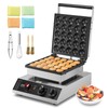 VEVOR Mini Dutch Pancake Maker, 25PCS 43mm Diameter Dorayaki Baker