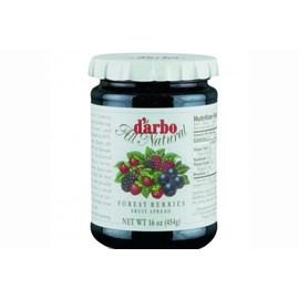 d'arbo All Natural Forest Berries Fruit Spread, 16 Ounce