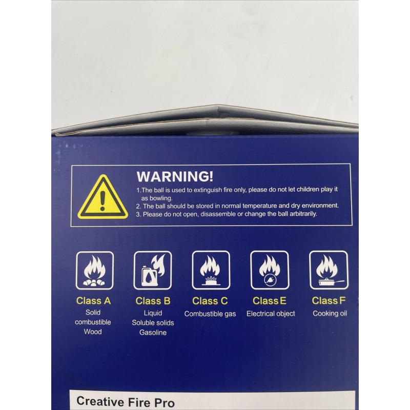 CFP Self Deploying Fire Extinguisher Ball 5 Class Residential/Co