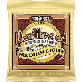3 Pack | Ernie Ball Guitar Strings | Acoustic | Earthwood | Medium Light 12-54