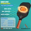 Pickleball Paddles,3K Raw Carbon Fiber Pickle ball Paddle Surface with