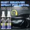 2PCS Rust Remover Spray for Metal, Multipurpose Rust Stain Remover